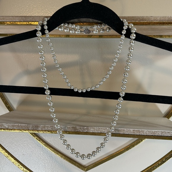 Monet Faux Pearls (2 strands) - Picture 2 of 5